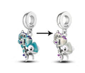 Charm Camaleón Rama en Plata S925