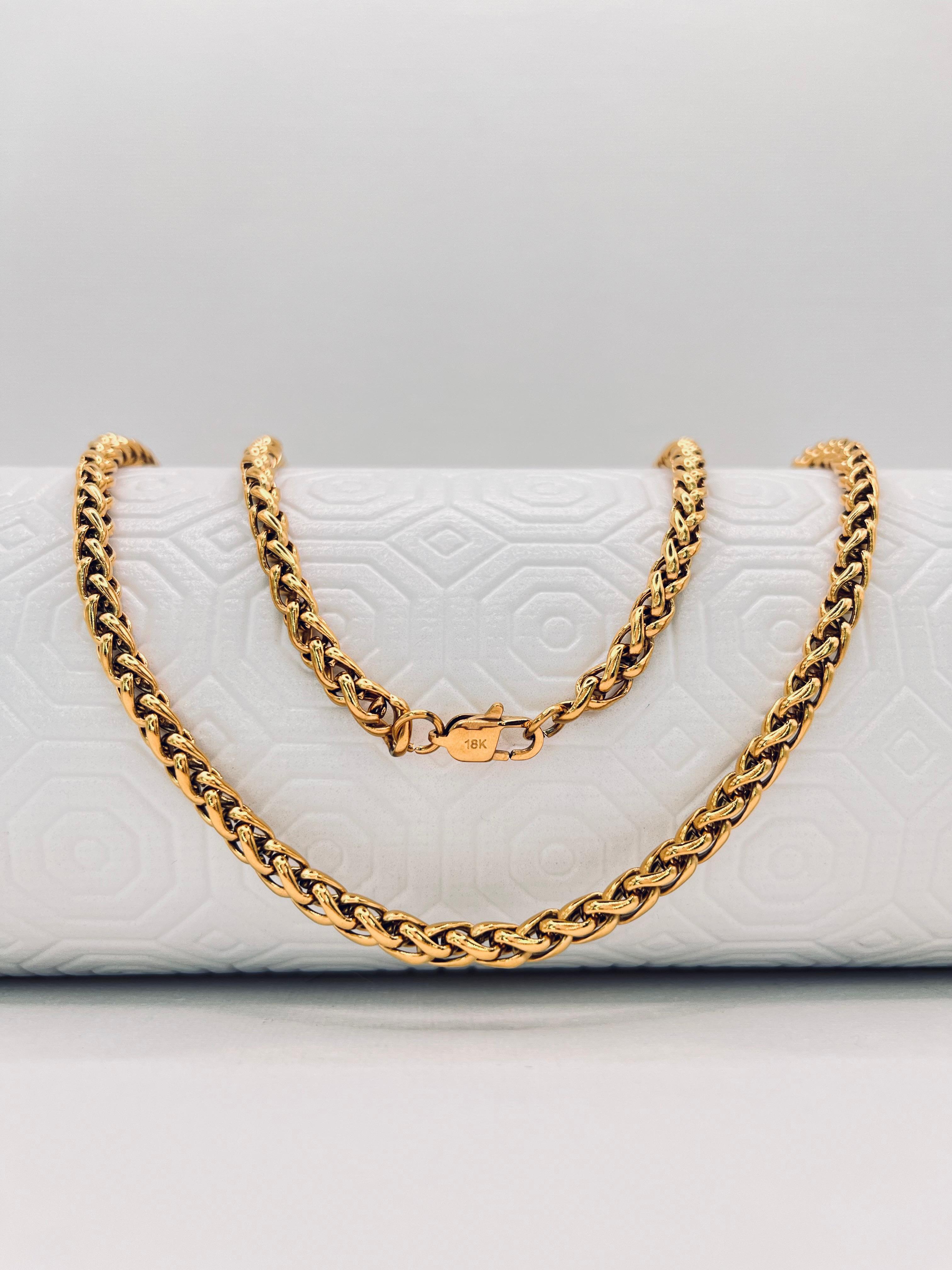 Cadena Trigo Para Caballero