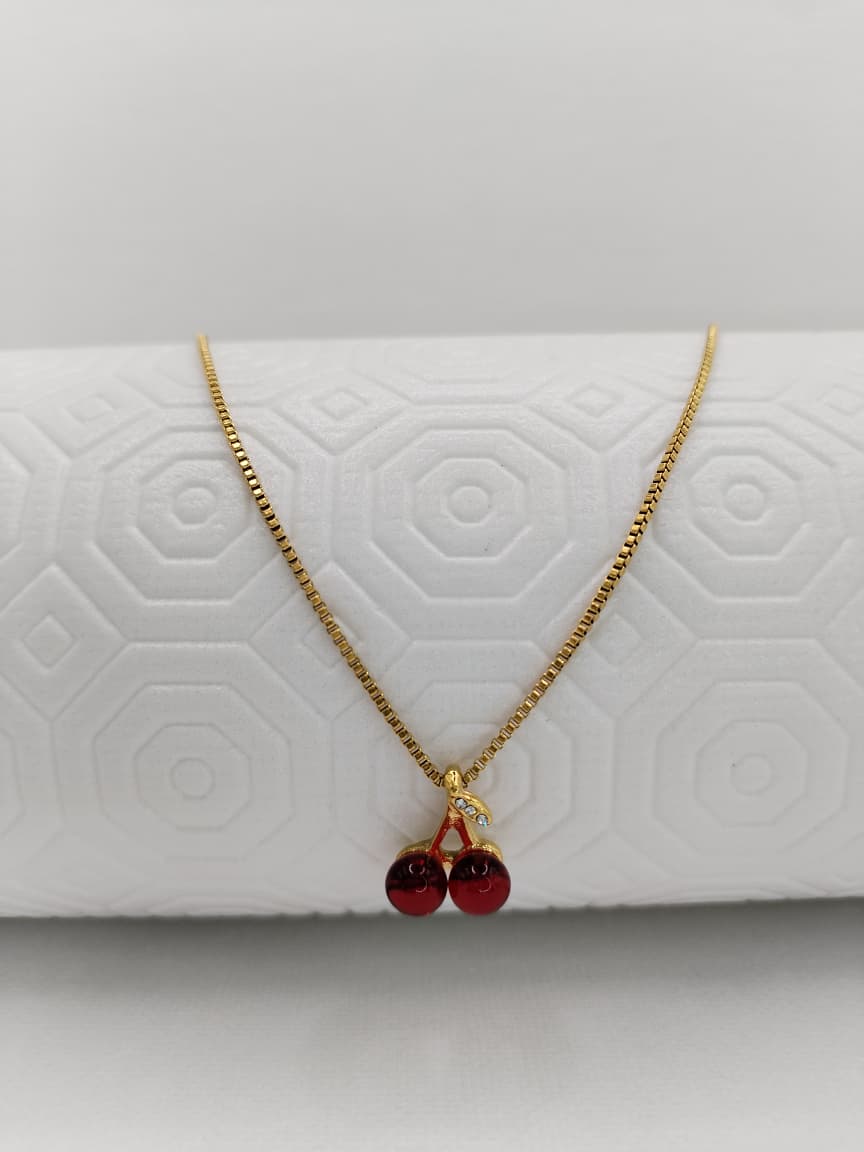 Cadena Cherry Roja Para Dama