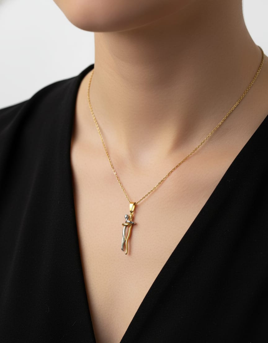 Cadena dije pareja Para Dama
