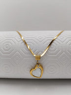 Cadena White Heart Para Dama