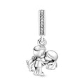 Charm Colgante Novios Boda en Plata S925