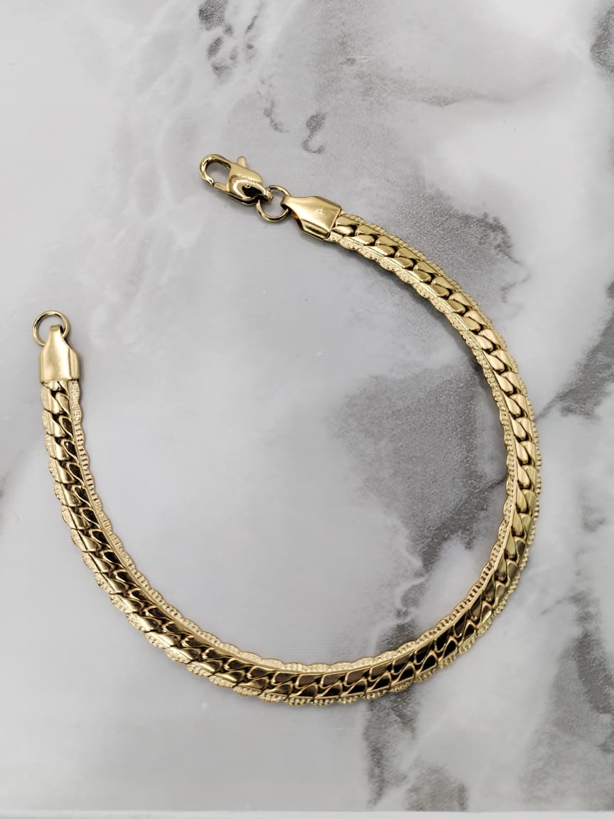 Pulsera Grabada Para Caballero