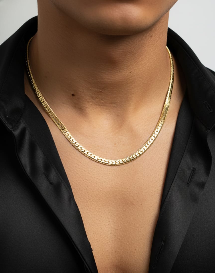 Cadena Grabada Para Dama